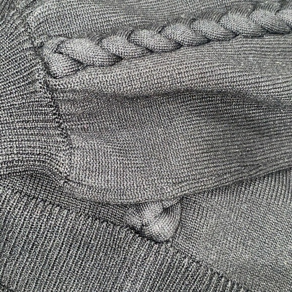 Joie knit sweater with rope detail size xsmal black - Picture 6 of 6